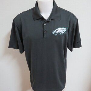 M-2XL Gray EAGLES Nike Dri-Fit Men's db #30L Polo Shirt